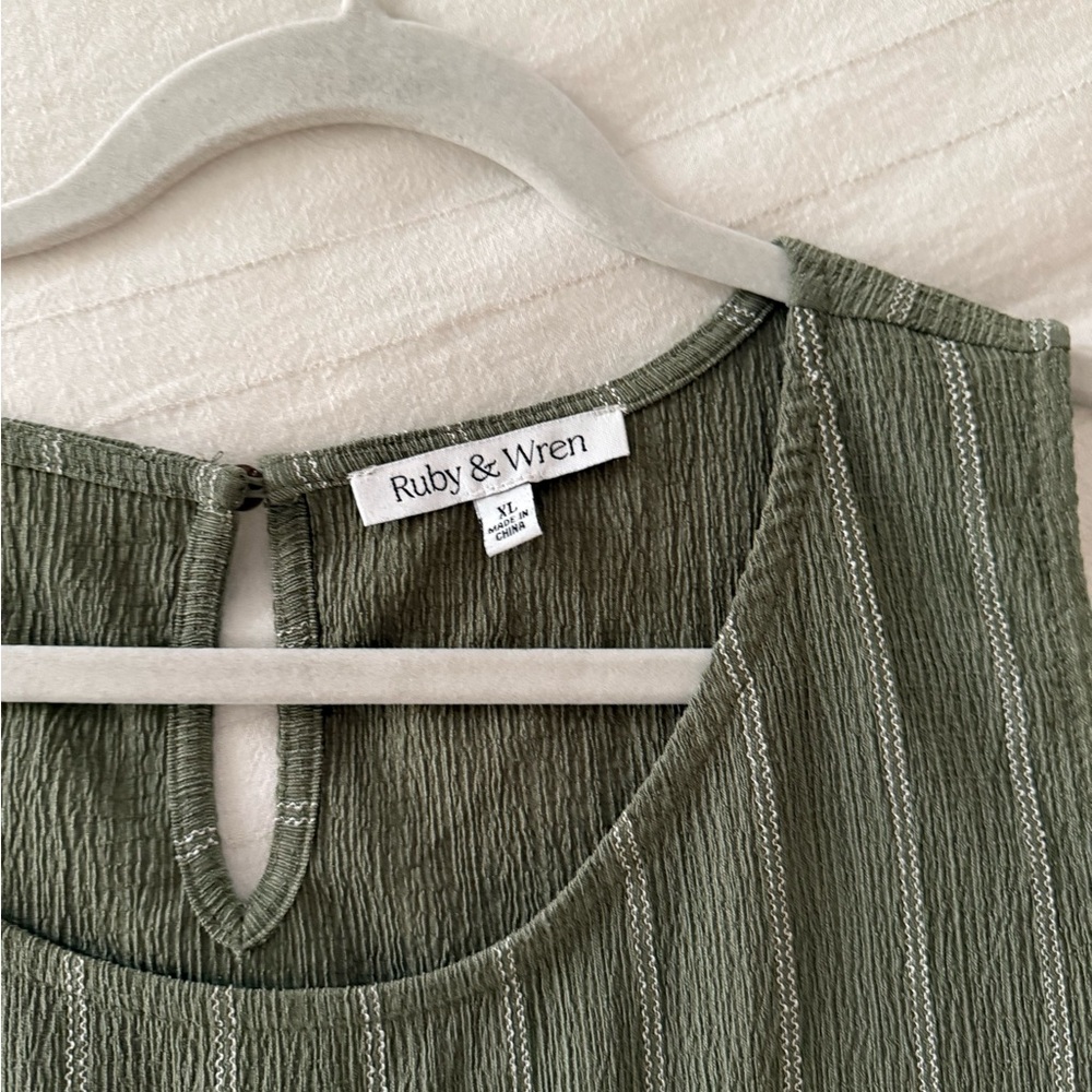 Olive Green Tank Top